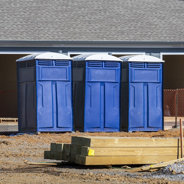 can i customize the exterior of the porta potties with my event logo or branding in Crystal Lakes